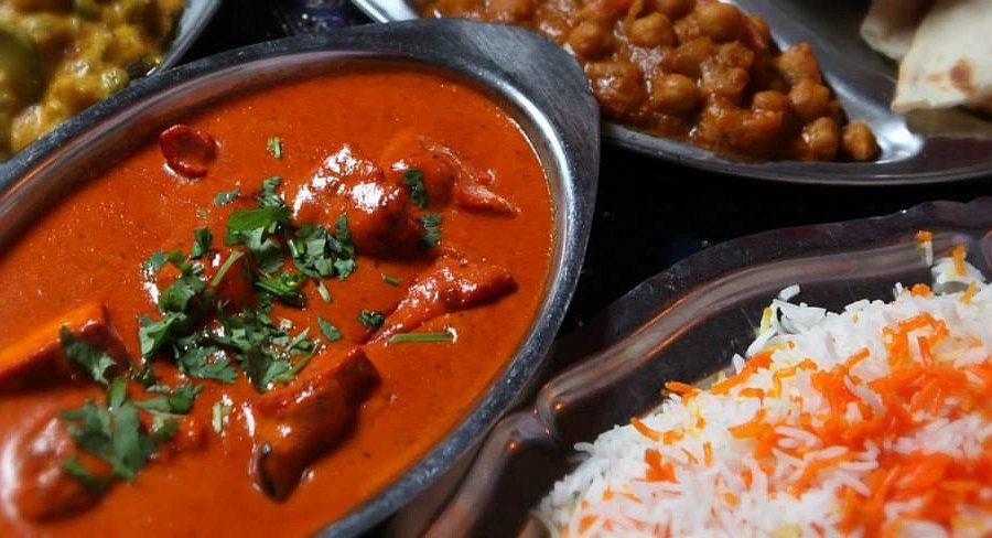 Anarkali signature dishes Tikka MasalaCoconut CurrySag Paneer